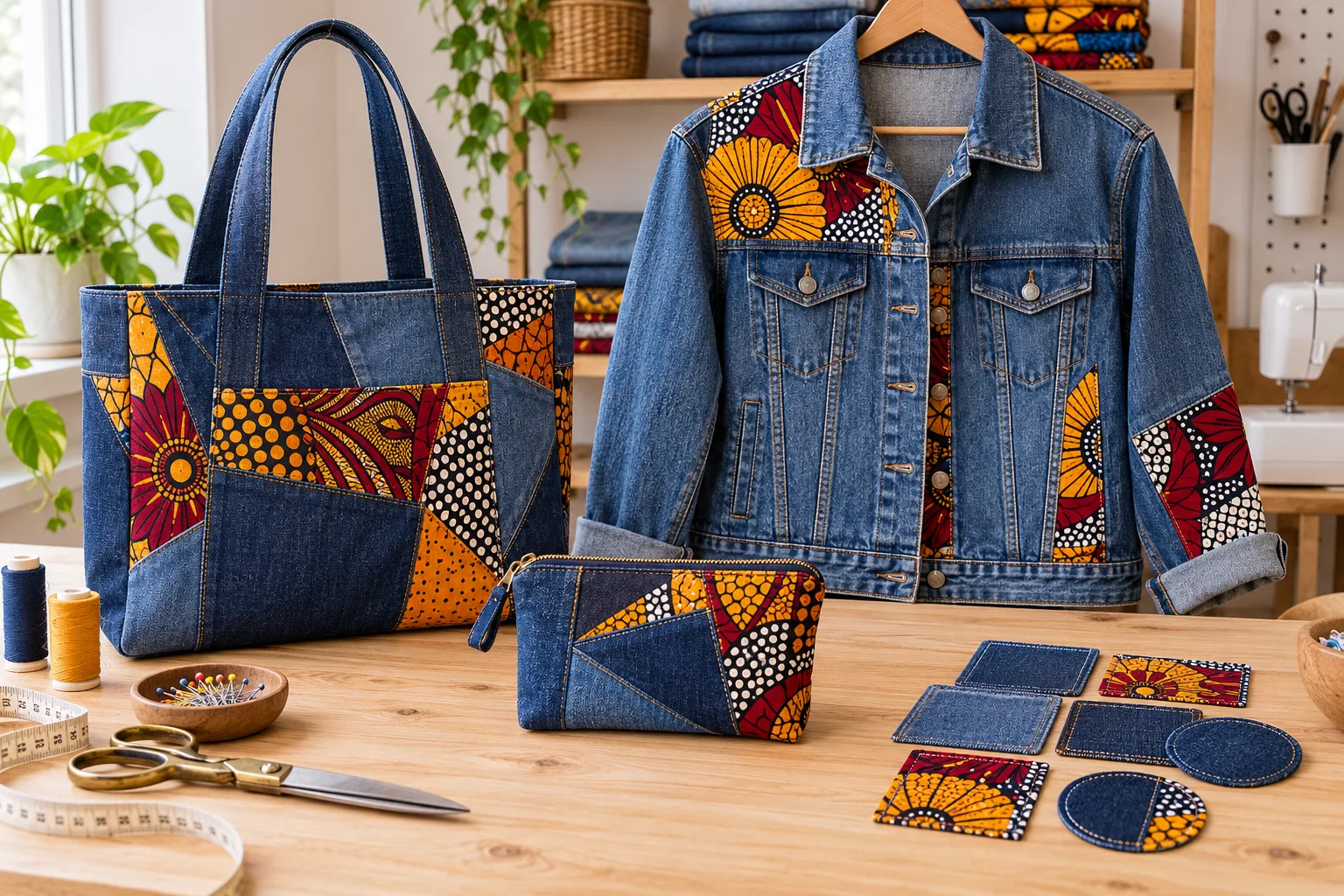 Revived denim jacket